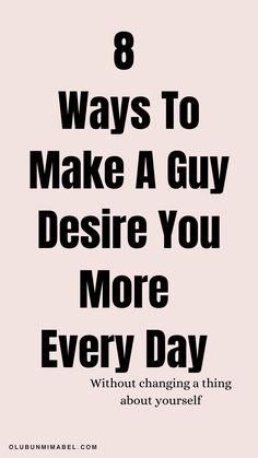 8 Ways To Make A Guy Desire You More Every Day – Without Changing A Thing About Yourself Successful Relationships, Healthy Relationship Advice, Marriage Advice, Dating Tips, Dating Advice, Relationship Advice, Fun Facts, Romance