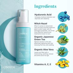 Onsen Secret Clean and Clear Toner is a natural astringent. Packed with Witch Hazel, the most effective natural acne and oily skin treatment. Shop now. Pore Tightening, Natural Acne, Heavy Makeup, Aloe Gel, Anti Aging Facial, Perfect Night, Japanese Geisha