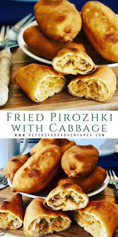 fried piroziki with cabbage is an easy appetizer that's ready in under 30 minutes