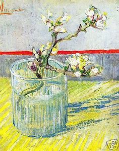 a pastel drawing of a vase with flowers in it on a table next to a window