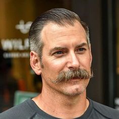 Older Mens Long Hairstyles, Walrus Mustache, Beard And Mustache Styles, Older Mens Hairstyles, Moustaches Men, Handlebar Mustache, Mustache Styles, Mustache Men, Portrait Photography Men