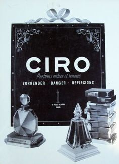 Ciro - Divers parfums - Publicités anciennes