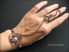 Faery Jewelry, Palm Bracelet, Ethno Style, Hand Chain Bracelet