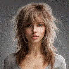 Long Shaggy Mullet, Feathered Layers, Shag Hair, Rocker Hair, Modern Shag Haircut, Modern Shag, Wolf Haircut, Shaggy Hair