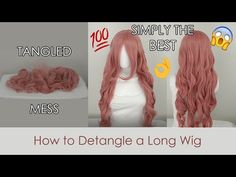 How To Detangle A Wig, Wig Fixing, Frozen Trunk Or Treat, Raphtalia Cosplay, Cosplay Crafting, Viking Queen