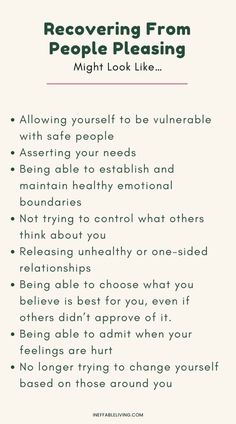 Stop People Pleasing, One Sided Relationship, People Pleasing, People Pleaser, Emotional Awareness, Feeling Insecure, Self Care Activities, Self Compassion