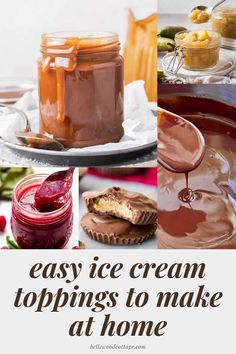 ice cream toppings to make at home