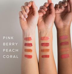 💋Color + care in one swipe! Available 6/1 to customers in 4 shades: Berry, Coral, Peach, Pink! Let me know your preorder and I’ll put your name in for a fun drawing 🥰 holla any questions and try the shade finder in my IG story! Fuller Lips Naturally, Seasonal Makeup, Lip Oils, Cosmetic Procedures, Lip Fillers