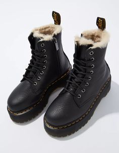 Dr Martens Chelsea Boots, Cute Winter Boots, Jadon Boots, Black Snow Boots, Dr Martens Womens, Platform Chelsea Boots, Heeled Chelsea Boots, Dr Martens Black