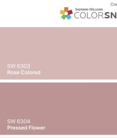 some pink paint colors are in the same color scheme as each other, and one is for