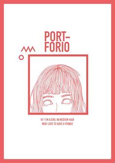 the front cover of port - forio, with an image of a woman's face