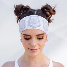 Rebel Princess Headband | Crowned Athletics Athletic Headbands Hairstyles, Headbands Hairstyles, Disneyland Disneybound, No Slip Headbands, Fitness Fashion Outfits, Athletic Headbands, Running Costumes, Fitness Photoshoot, Headband Styles