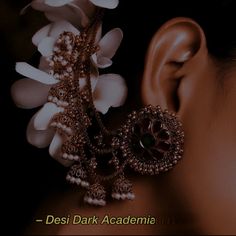 Dark Aesthetic Flowers, Bird Singing, Aesthetic Status, Sonu Nigam, Desi Vibes, Desi Aesthetics, Asian Jewelry, Royal Aesthetic