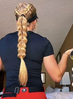 25+ Cute Back to School Hairstyles for Girls - HubPages Tennis Hairstyles, Cute Volleyball Hairstyles, Running Hairstyles, Soccer Hairstyles, Volleyball Hair, Soccer Hair, Track Hairstyles, Basketball Hairstyles, Softball Hairstyles