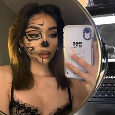 Halloweenský Makeup, Holloween Makeup, Mekap Mata, Cute Halloween Makeup, Halloween Makeup Inspiration, Swag Makeup, Smink Inspiration, Makijaż Smokey Eye