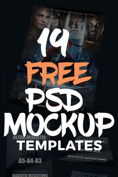 the free psd mockup template for movies