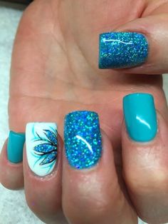 Easy Summer Nail Art for Short Nails Phyle Style Nail Art Bleu, Red Nails Acrylic, Wine Red Nails, Nails Short Acrylic, Short Nails Gel