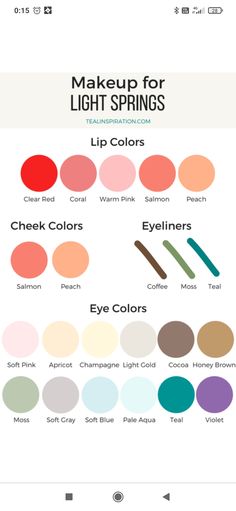 Light Spring Eyeshadow, Light Spring Makeup, Spring Skin Tone, Spring Eyeshadow, Spring Skin