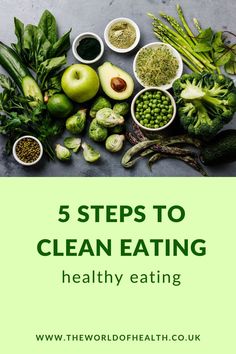 5 Steps To Clean Eating - Healthy Eating Tips. What is Clean Eating? And how can you start eating clean today? Why is cleaning eating becoming increasingly popular and supposed to be so good for our health and wellbeing? lean eating basically refers to eating foods that are in their more organic, raw, natural and whole state. #cleaneating #eating #healthyeating #cleandiet #healthydiet #cleanliving #healthyliving #healthyfood #organicfood #organic #organicliving Trans Fat Foods, What Is Clean Eating, Eat More Healthy, Cleaning Eating, Healthy Stew, Balanced Recipes, Longevity Diet, Unhealthy Diet, Clean Diet