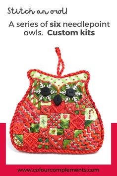 an owl purse with the words stitch on it