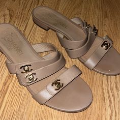 Chanel Sandals Worn Many Times Size 39. Fits 8-8.5 Shoes Chanel, Chanel Sandals, Chanel Shoes, Women's Shoes Sandals, Limited Time, Shoes Sandals, Chanel, Women Shoes, Sandals