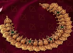 Kasina Sara Jewellery, Kasina Sara Antique, Kasu Malai, Antique Haram, Kasu Mala, Calcutta Gold, Indian Gold Necklace Designs, Gold Haram