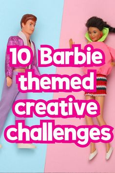 10 Barbie themed creative challenges Barbie Party Activities For Adults, Barbie Dance Camp Ideas, Things To Do At A Barbie Party, Barbie Game Ideas, Barbie Movie Crafts, Barbie Stem Activities, Barbie Theme Party Games