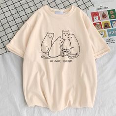 Summer Go Away Human Cat  T-shirt Stylish Men Casual, Y2k Clothing, Cat T, Harajuku Fashion, Casual Streetwear, Cat Print, Quality T Shirts, Cat Tshirt, Stylish Men