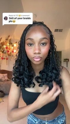 Black Box Braid Hairstyles, Short Hairstyles With Braids Black Women, Twist Out Hairstyles For Black Women Natural Hair, Short Knotless Peekaboo Braids, Box Braiding Hairstyles, Short Black Protective Hairstyles, Hair Inspo Black Women Protective, Cheap Hairstyles For Black Women Braids, Boxbraids Hairstyle Short