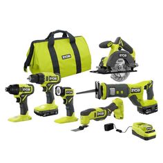 a cordless drill and power tool set