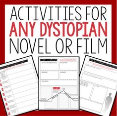 an activity for any diystopian novel or film