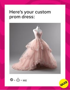 This AI Quiz Will Design Your Dream Prom Dress Dress Quizzes, Quizzes Disney, Buzzfeed Quizzes Disney, Best Buzzfeed Quizzes, Interesting Quizzes, Dream Prom Dress, Quiz Design, Funny Lockscreen, Tools Drawing