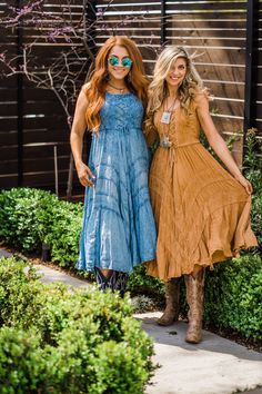 Western Wedding Dresses, Basic Wardrobe, Country Concert Outfit, Warm Autumn, Signature Collection, Light Denim, Dress Sleeveless, Concert Outfit, Color Options