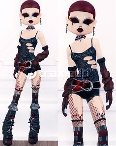 #punk #punkrock #punkrave #punksnotdead #punkrockaesthetic #dresstoimpress #dresstoimpressoutfits #dresstoimpressideas #dti #robloxdresstoimpress #roblox Hardcore Punk Outfits For Women, Hardcore Punk Dti Outfit, Dti Theme Hardcore Punk, Hardcore Punk Outfits, Hardcore Punk Dti, Sc Fi Dti Outfits, Rockstar Dress To Impress