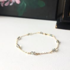 ✨ Dainty Labradorite Bracelet with 14K Gold Filled, Rose Gold Filled or Sterling Silver. • Handmade with genuine raw Labradorite crystals. Delicate & subtle bracelet that will match with any style, make a perfect gift & a treat for yourself 💜 ✨ Labradorite is believed to link us to the spirit world and help to reach a deeper spiritual consciousness. It is a popular gemstone for your intention setting, astral projections, or daily meditation rituals 🔮• Bracelet comes with a 0.5-inch ext Spiritual Consciousness, Raw Labradorite, Intention Setting, Spirit World, Labradorite Bracelet, Daily Meditation, Dainty Bracelets, Layered Bracelets, Crystal Gifts