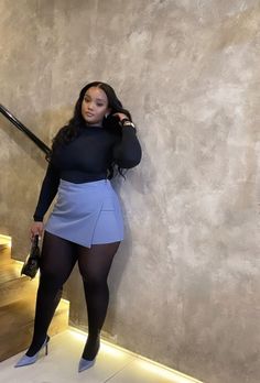 Style Skirt Outfit, Woman Fashion Winter, Jumper Outfits, Clean Girl Outfit, Outfit Fitness, Streetwear Fashion Men, Outfit School, Plus Size Baddie Outfits, Casual Chic Outfits