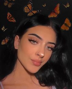 Barbie Makeup, Baddie Makeup, Makeup Pictures, Pretty Makeup, Dark Hair, Makeup Inspo