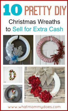 christmas wreaths to sell for extra cash