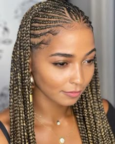 Half Cornrows, Twisted Hair, Braid Ideas, Natural Hair Braids, Braids For Black Women