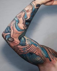 Arm Tattoos Color, F Tattoo, Mangas Tattoo, Tattoo Themes