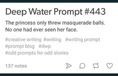 the text reads deep water prompt 433, and it appears to be in english