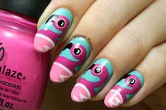 #nail #nails #nailart Flamingo Nails, Animal Nail Art, Manicure Inspiration, Amazing Nails, Painted Nails, Nail Stuff, Animal Nails, Diy Nail Designs, Nail Polish Designs