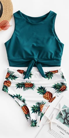 Buy women Tankinis swimsuit #swimwear# Pineapple Swimsuit, Neon Swimsuit, Toddler Swimsuits, Tankini Swimsuits For Women