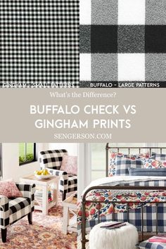 buffalo check and gingham prints are featured in the cover of an article on how to