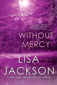 a purple book cover with the title without mercy written in black and white on it