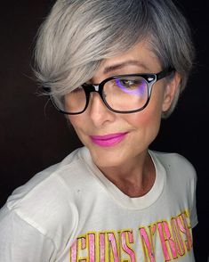 Salt And Pepper Pixie Haircut, Growing Out Gray Hair, Salt And Pepper Hair, Gray Hair Growing Out, Hair Growing, Gray Hair Cuts, Grey Hair Styles For Women, Natural Gray Hair