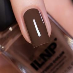 ILNP Campground Collection - Camping-Inspired Studio Color Nail Polishes Nails Inspiration Spring, Boutique Nails, Brown Nail Polish, Brown Nail, Fall Nail Polish, Studio Color, Chocolate Chocolate, Brown Nails, Nail Paint