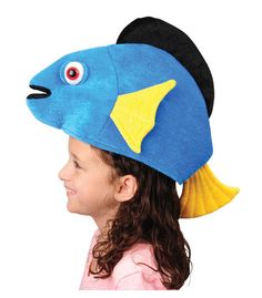 Blue Tang Fish Hat Swim tropically with this fabulous felt Blue Tang Fish hat. 17" long. Great for your under-the-sea productions! Blue Tang Fish Hat Swim tropically with this fabulous felt Blue Tang Fish hat. 17" long. Great for your under-the-sea productions! × Buy now and save! Tell a friend Watch now Postage info Click the Postage tab above the listing description for more info Click the Postage tab above the listing description for more info! Additional delivery notes PICK UP OPTION Sorry, our items are NOT available for pick-up. PAYING VIA PAYPAL We accept PayPal on our all our items so you can shop with confidence. Simple choose the PayPal option when proceeding through the checkout. Additional Information No additional information at this time Ask seller a question You might also l Finding Dory Costume, Dory Costume, Bug Hats, Fish Hat, Blue Tang Fish, Tang Fish, Blue Tang, Twin Birthday Parties, Just Keep Swimming