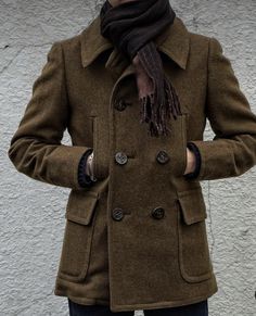 Street Beat, Green Coat, Double Breasted Coat, Pea Coat, Looks Style, Selling Online, Put On, Double Breasted, Favorite Outfit