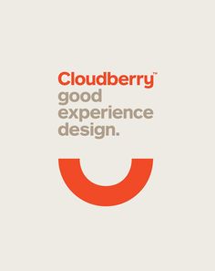 the cover of cloudberry's book good experience design, featuring an orange circle